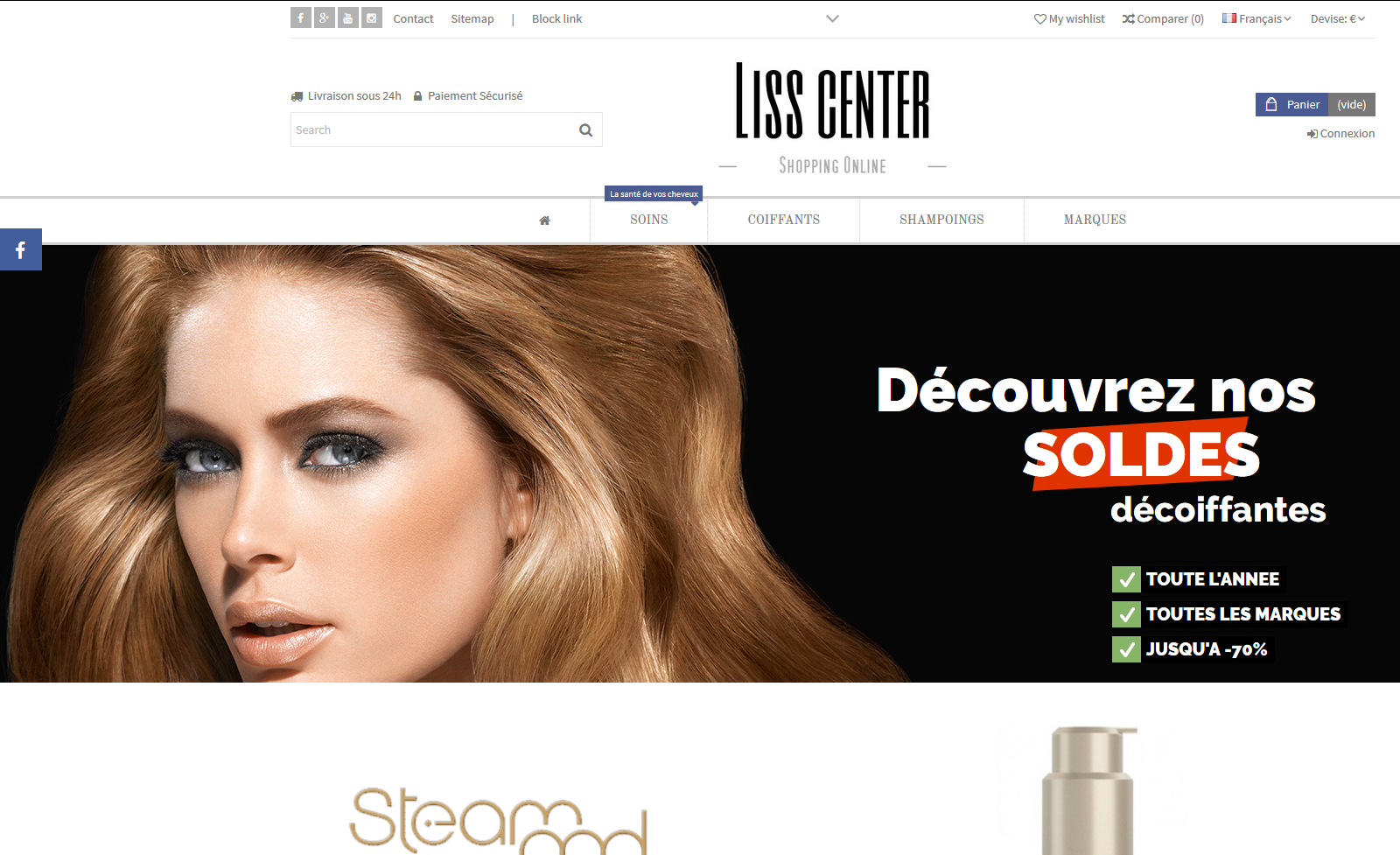 NOTRE SALON DE COIFFURE EN LIGNE !